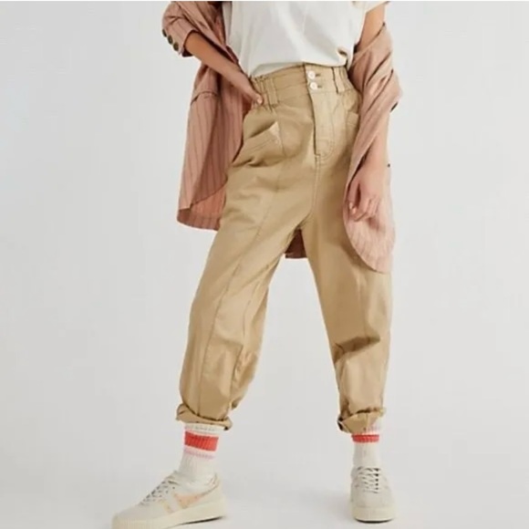 Free People | Ready to Run Cinch Waist Pants - Picture 2 of 6